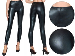 Skórzane długie legginsy damskie Liberato Poupee L