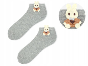 Skarpetki damskie z króliczkiem Cotton Cute Rabbit