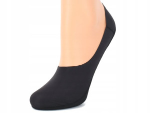 Bezszwowe skarpetki stopki Lux Line High Black