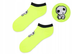 Stopki damskie neonowe z duszkiem Footies Ghost