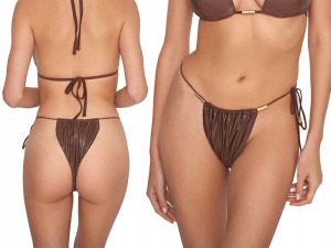 Wiązane figi kąpielowe bikini z lycry Majorca 2 38