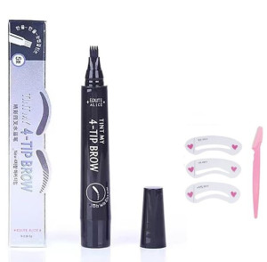 Pisak Do Brwi Marker Wodoodporny Microblading Czarny