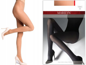Matowe Elastyczne Rajstopy Tonic 40 Marilyn