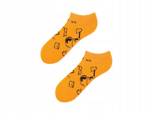 Kolorowe stopki z grafiką Footies Men Office 41/45