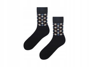 Garniturowe skarpetki męskie w romby Men Diamonds