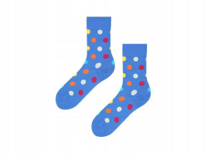 Skarpetki męskie w kolorowe kropki Men Color Dots