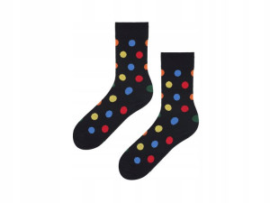 Skarpetki męskie w kolorowe kropki Men Color Dots