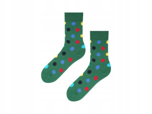 Skarpetki męskie w kolorowe kropki Men Color Dots