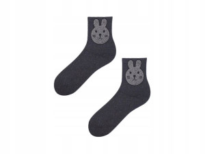Skarpetki z błyszczącym królikiem Sad Rabbit