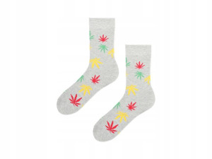 Bawełniane skarpetki męskie w konopie Cannabis 2