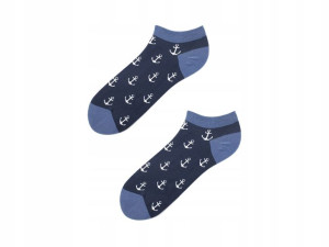 Skarpetki stopki męskie w kotwice Footies Marine