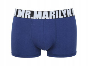 Bokserki męskie z szeroką gumką Letters Marilyn XL