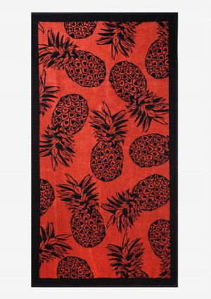 Poupee prostokątny ręcznik plażowy Ananas
