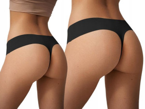 Poupee Bezszwowe Stringi Thong Naked Skin L/xl