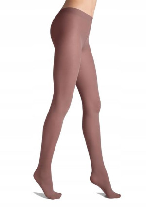 MARILYN Matowe elastyczne rajstopy tonic 40 LATTE