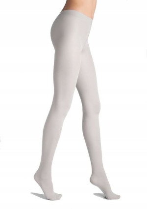 MARILYN Matowe elastyczne rajstopy tonic 40 BIANCO