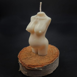 Świeca sojowa hand made kobieta w ciąży GS00010