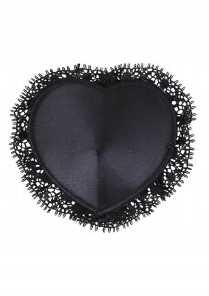 MARILYN Poupee nasutnik heart z koronką BLACK UNIW