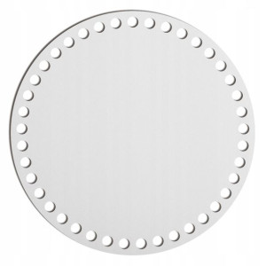 biała baza dno koszyka 22cm okrągła HDF