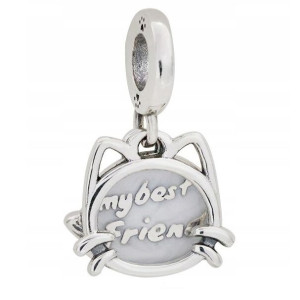 Charms Kot Cat Best Friend srebro 925