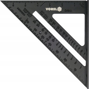 Vorel 18377 Kątownik Aluminiowy Ze Stopką 250 Mm