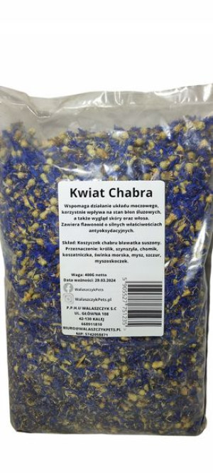 Kwiat Chabra 400g Przysmak Dla Królików Gryzoni
