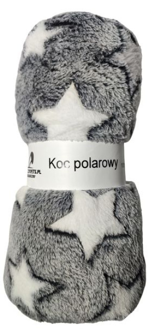 Kocyk Dla Psa Polarowy W Gwiazdki 100x70 Koc