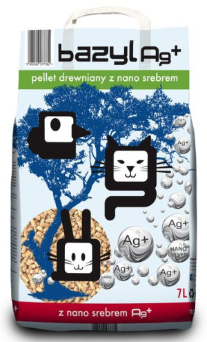 Bazyl Ag+ Pellet Drewniany 7l