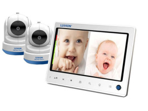 LUVION®  PRESTIGE TOUCH 3  - elektroniczna niania z 2 kamerami i dużym moni