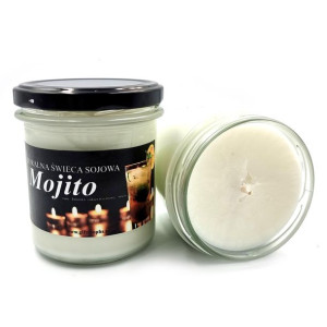 Świeca sojowa naturalna zapach MOJITO 350ml GIFT SHOP GS00368