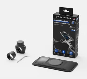 Uchwyt rowerowy na telefon SHAPEHEART PRO XL, Mocowanie na kierownicy (NEW)