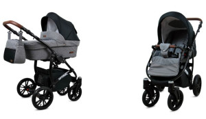Wózek 2w1 dziecięcy spacerówka BabyLux OPTIMAL ALU
