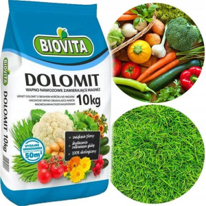 Nawóz Dolomit Wapno Nawozowe + Magnez 10kg Biovita