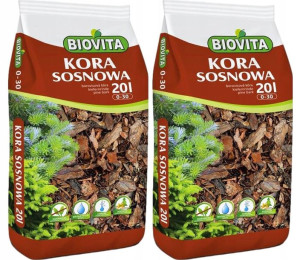Kora Sosnowa Mielona 0-30mm 20l Kompostowana