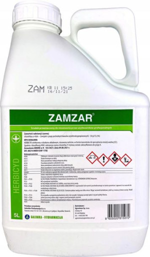 Zamzar 5l Oprysk Na Chwasty Chwastnica Perz