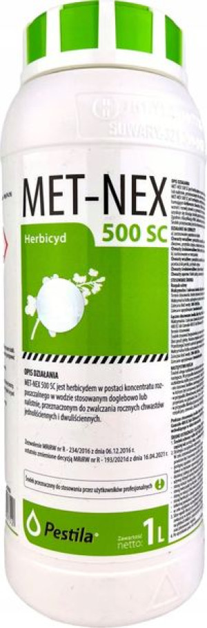 Met-nex 500sc 1l Oprysk Na Chwasty Herbicyd