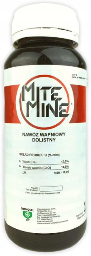 Nawóz Wapniowy Dolistny Mitemine 1l Cosmocel