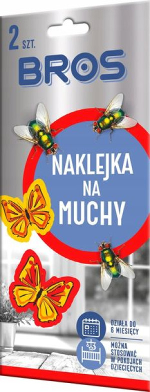 Naklejka Na Muchy 2szt Bros Do Zwalczania Much