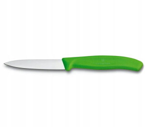 Nóż zielony ostrze gładkie 8cm Victorinox