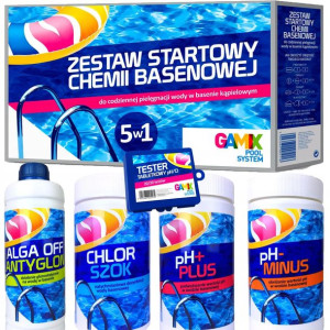 Zestaw Startowy Chemia Basenowa Glony Chlor Gamix