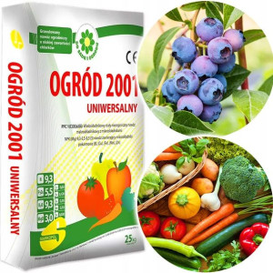 Nawóz Ogród 2001 Uniwersalny 25kg Do Warzyw Drzew