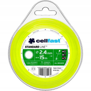 Żyłka tnąca okrągła 35-004 2,4MMx15M Cellfast