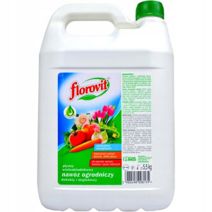 Nawóz wieloskładnikowy ogrodniczy 5l Florovit