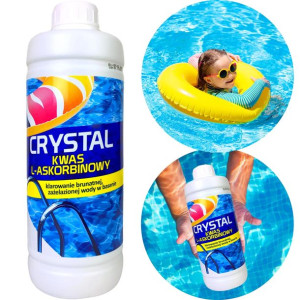 Crystal Kwas L-askorbinowy Chemia Do Basenu 1l