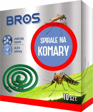 Spirale NA KOMARY 10szt. BROS