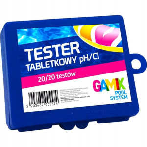 Tester Tabletkowy Ph/cl Do Basenów Pomiar Ph Wody