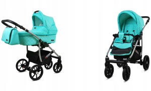 BabyLux Wózek dziecięcy głęboki spacerówka Qbaro