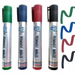 Marker Permanentny Pisak Okrągły Wodoodporny 4 Szt