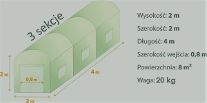 Foliowy tunel ogrodowy + Gratis Planer ogrodnika PDF na rok od A do Z