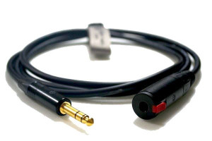 Kabel Słuchawkowy Aux Przedłużka 1/4 Prosty Stereo Jack Męski do 1/4 Stereo